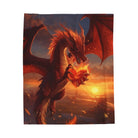 Hearts of Fire Dragon Fantasy | Mix & Match Soft Fun-Flirty Lovers’ Blankets
