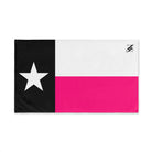 Signature Pink & Black Texas Flag Cum Towel