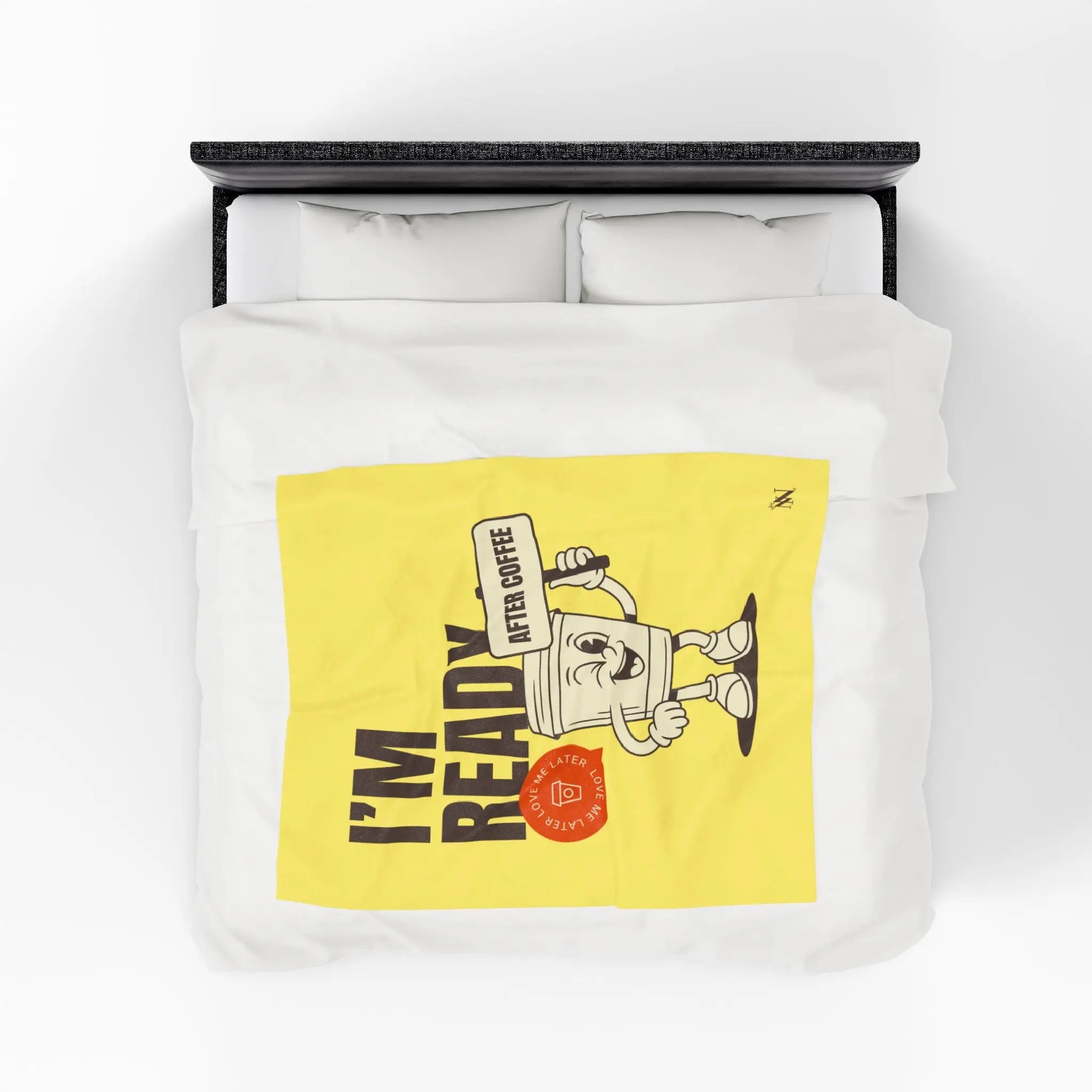 I’m Ready After Coffee | Mix & Match Soft Fun-Flirty Lovers’ Blankets