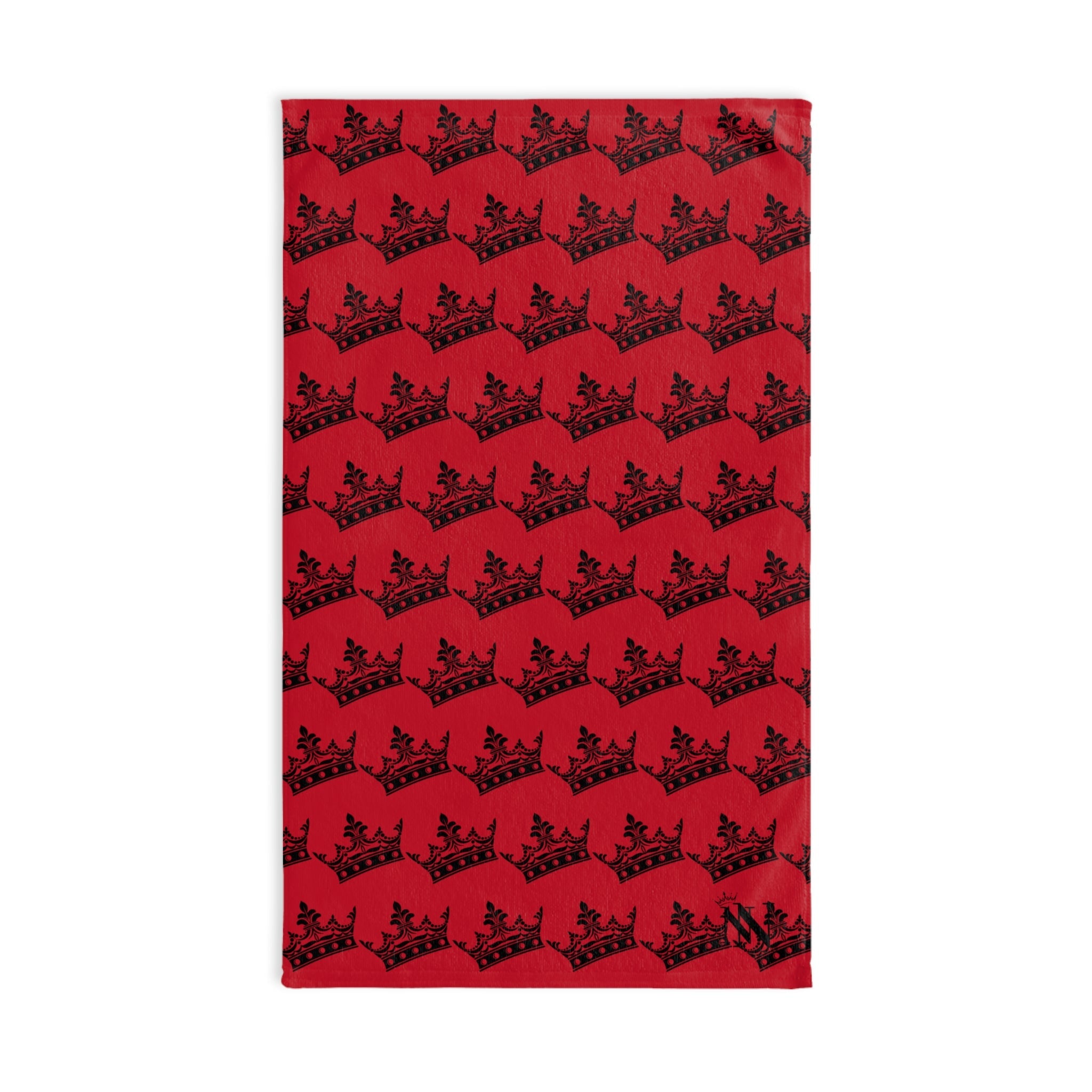 Crown Queen Pattern Red Cum Towel