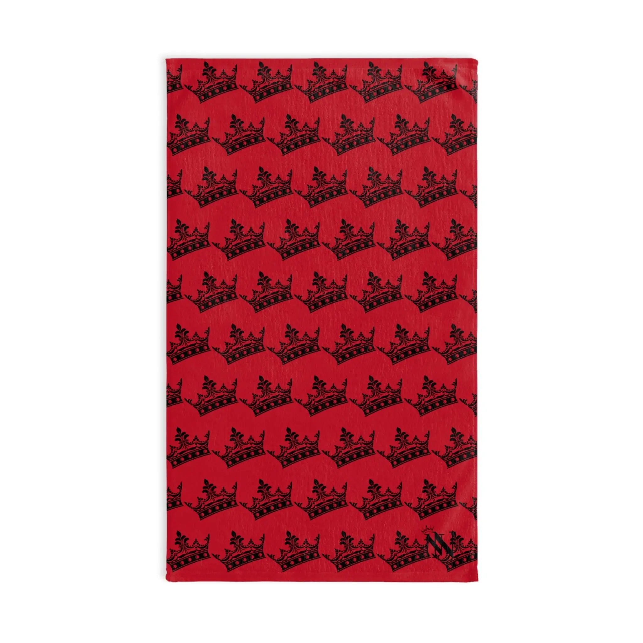Crown Queen Pattern Red Cum Towel