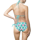 Pink Flamingo Hawaiian Shirt | Mix & Match Fun-Flirty Lovers’ String Bikinis