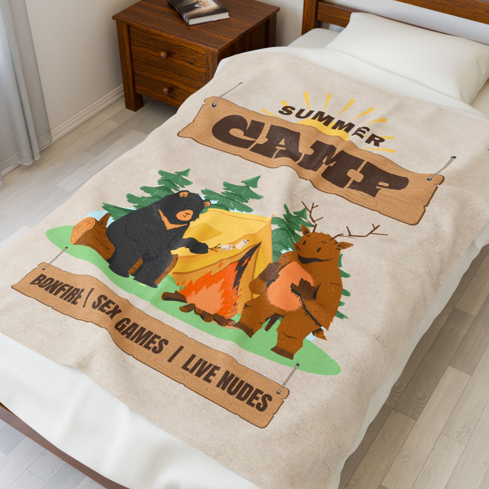 Summer Camp | Mix & Match Fun-Flirty Lovers’ Blankets