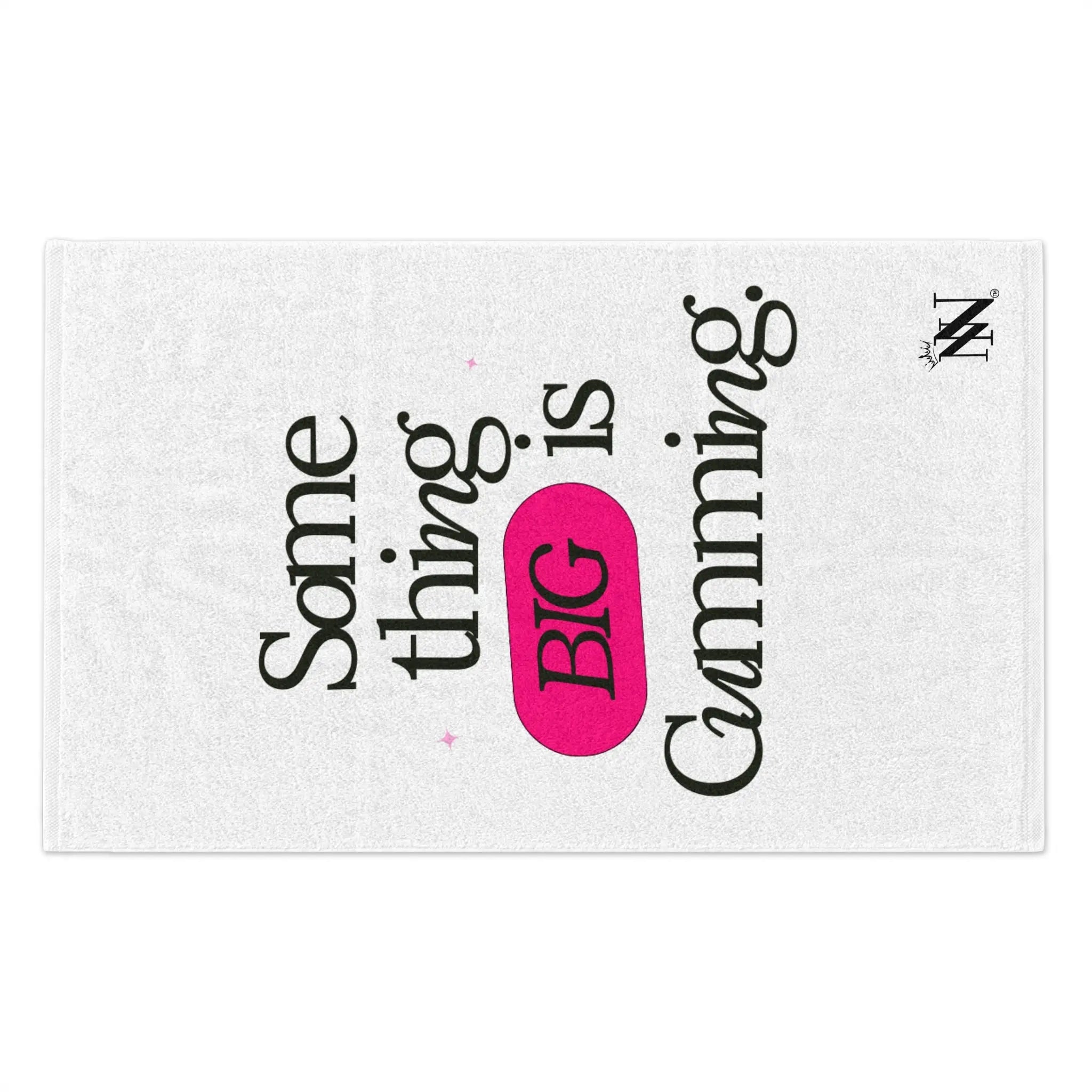 Something BIG is Cumming. | Mix & Match Soft Fun-Flirty Lovers’ Towels