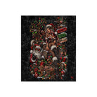 Christmas Wicked Fantasy | Nectar Napkins Fun-Flirty Lovers’ Crushed Velvet Blankets