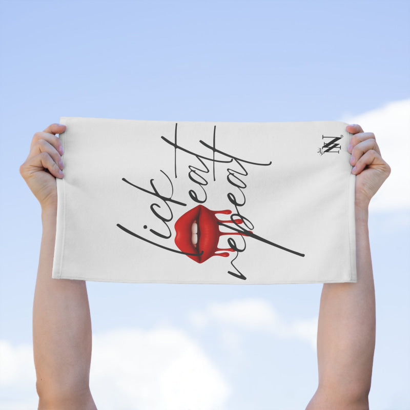 Lick Eat Repeat | Mix & Match Soft Fun-Flirty Lovers’ Towels
