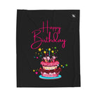 Happy Birthday Cake | Mix & Match Velveteen Fun-Flirty Lovers’ Blankets