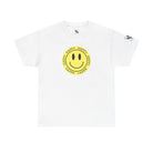 Happy Face Sticker | Mix & Match Cotton Unisex Fun-Flirty Lovers’ T-Shirts