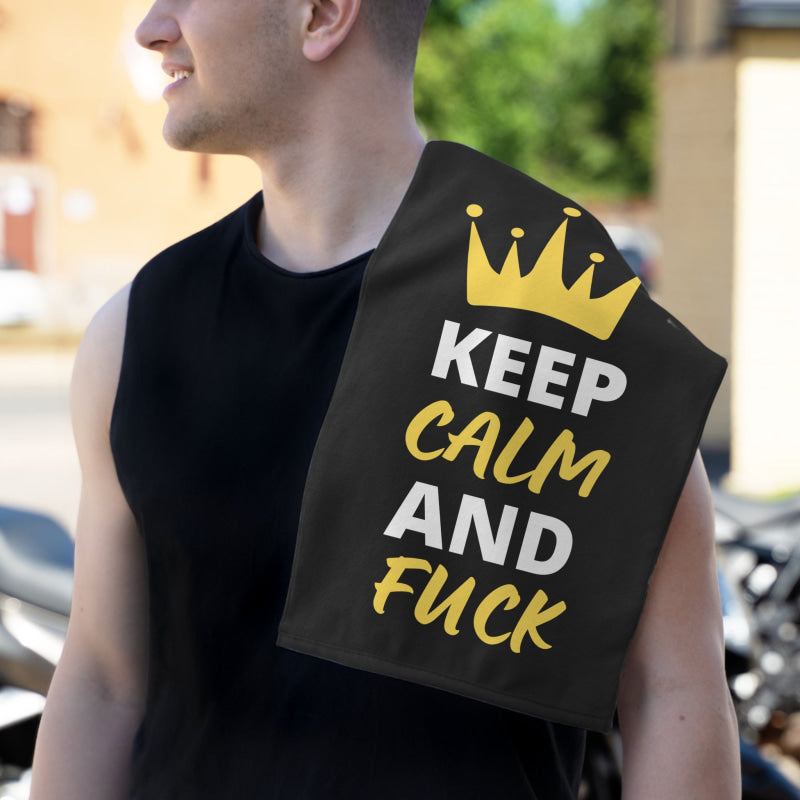 Keep Calm & Fuck Queen King | Mix & Match Soft Fun-Flirty Lovers’ Towels