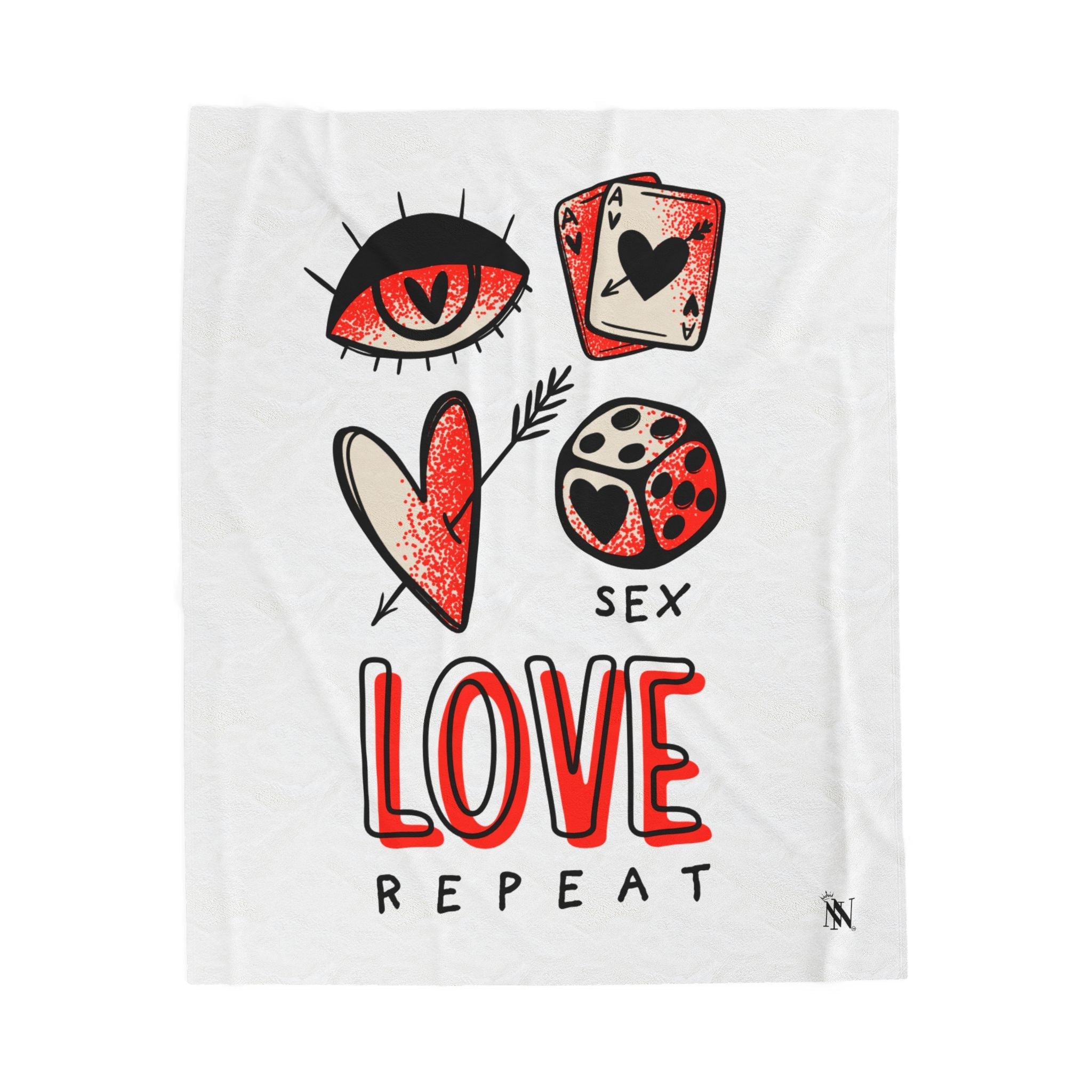 Sex Love Repeat Romantic Sex Gifts Blanket