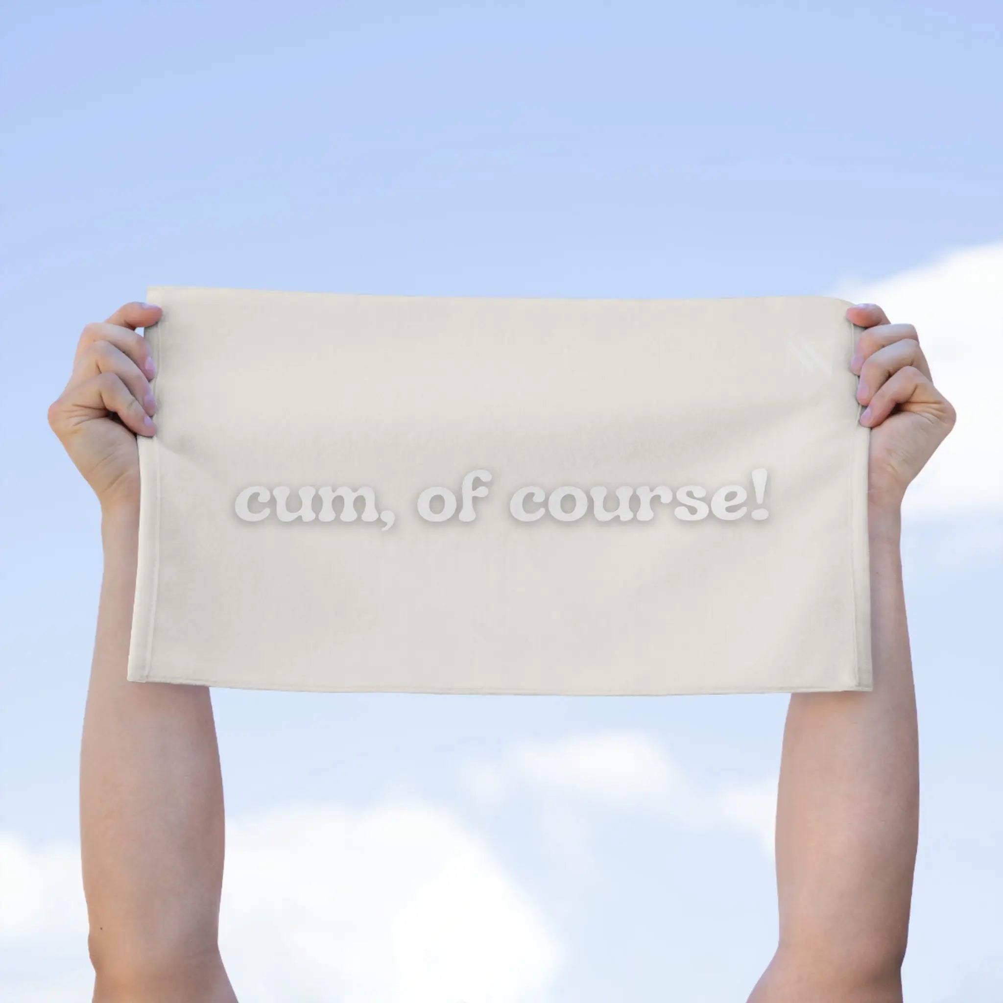 Cum of Course! | Mix & Match Soft Fun-Flirty Lovers’ Towels