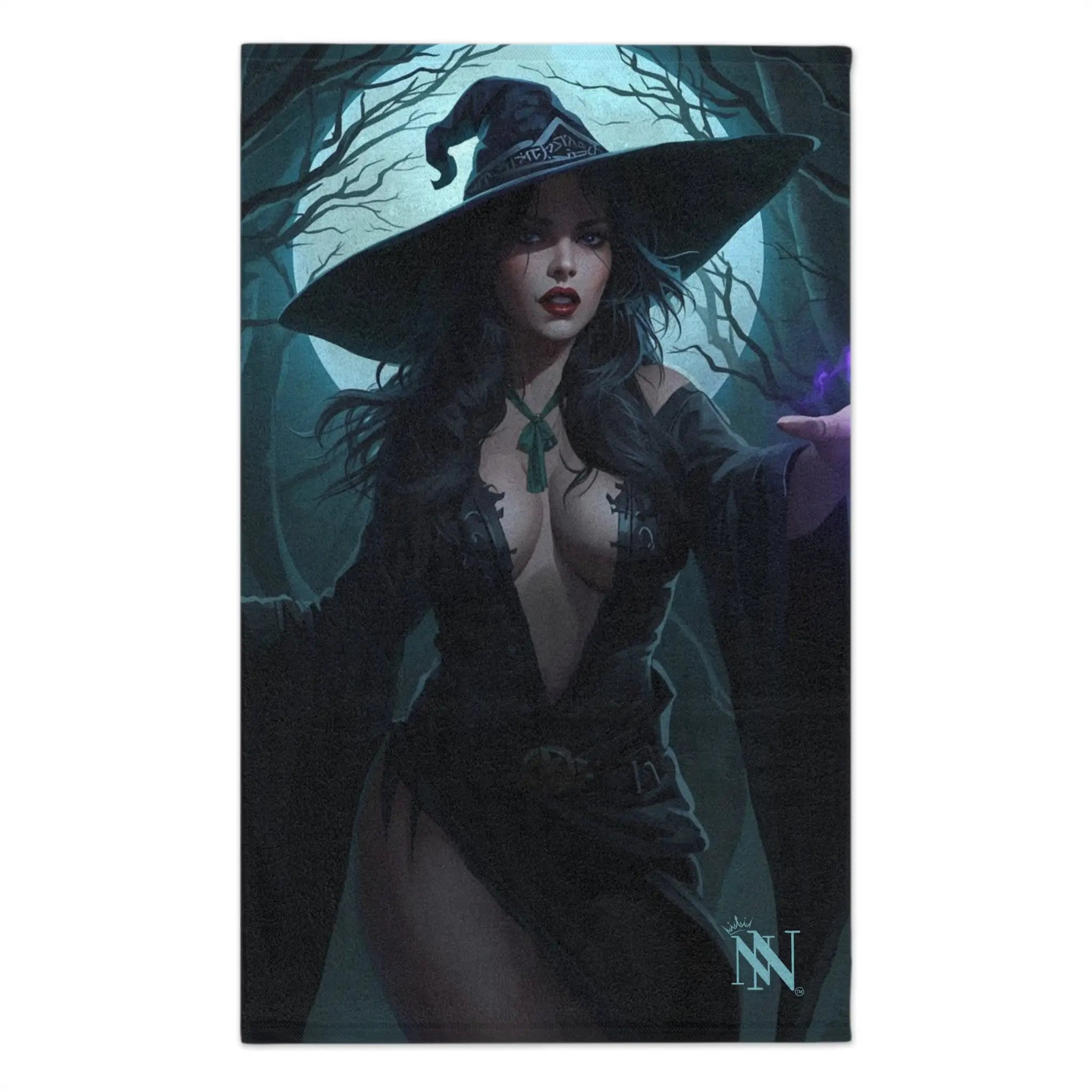 Gothic Witch Fantasy Women Fun Sex Towel