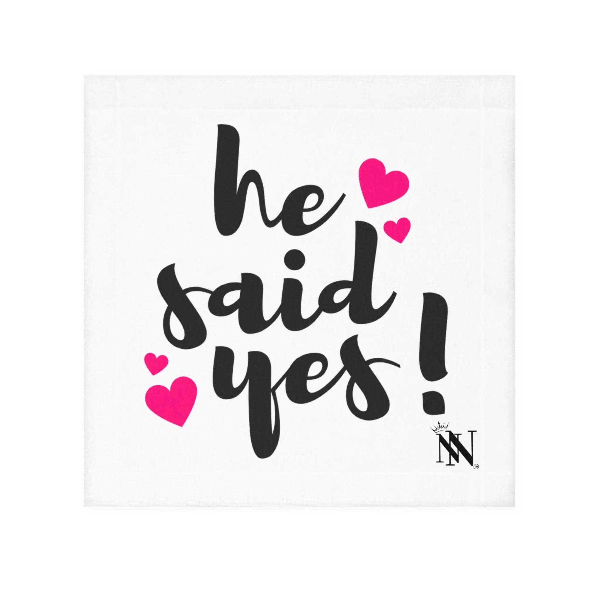 He Said Yes! Cum Rag