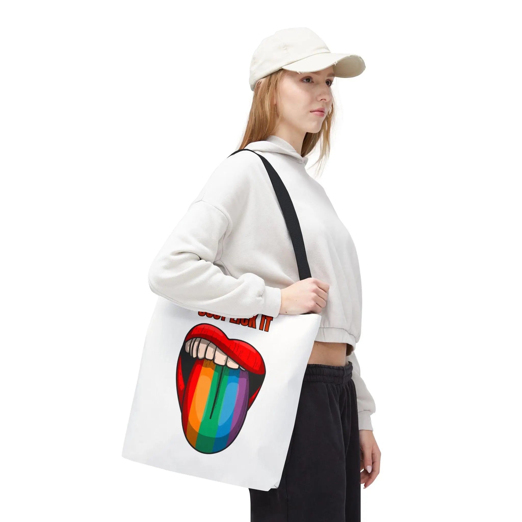 Just Lick It Rainbow Tongue | Nectar Napkins Fun-Flirty Lovers’ Totes