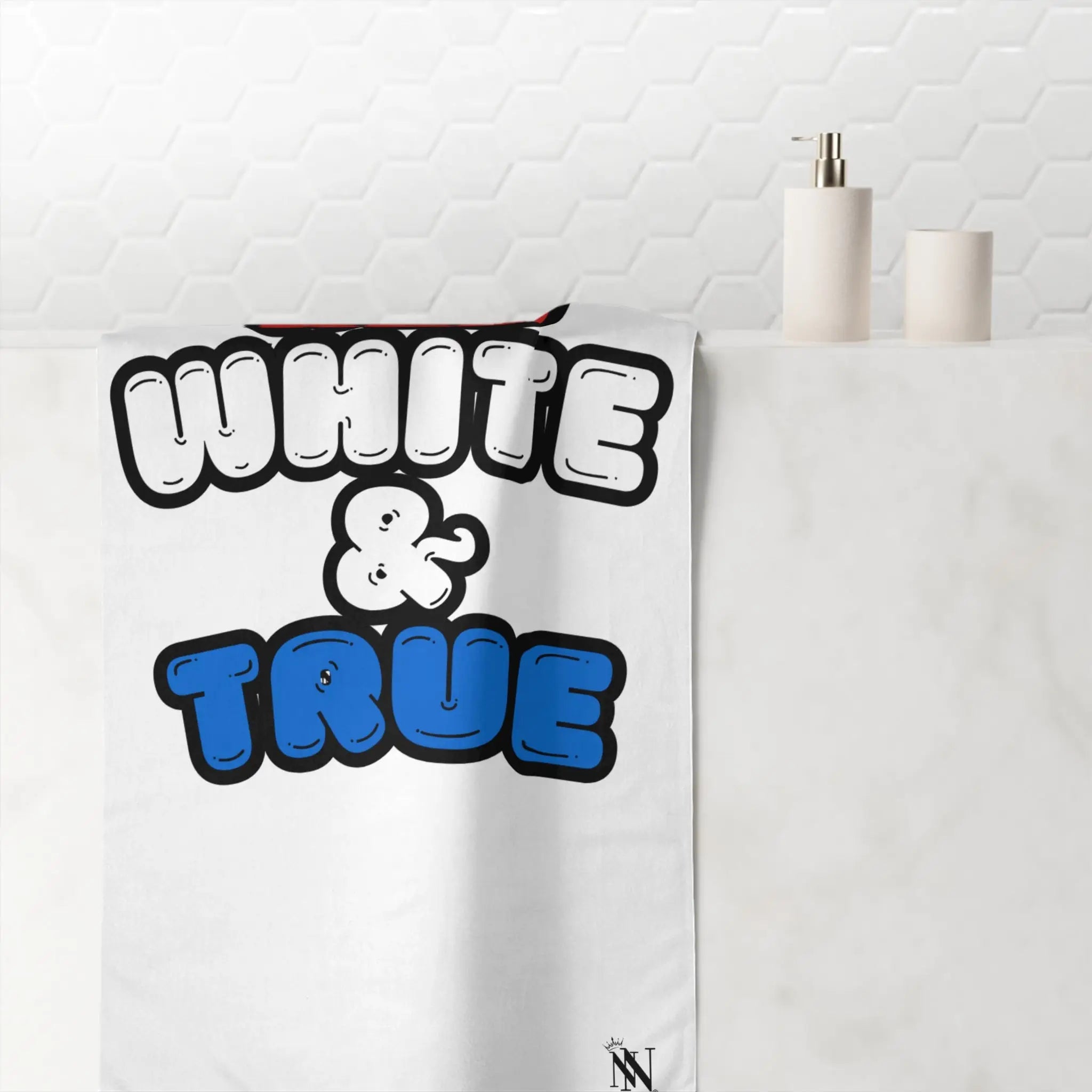 Red White & True | Nectar Napkins XL Fun-Flirty Lovers’ Towels