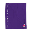 Nectar Napkins Brand Purple Love Blanket