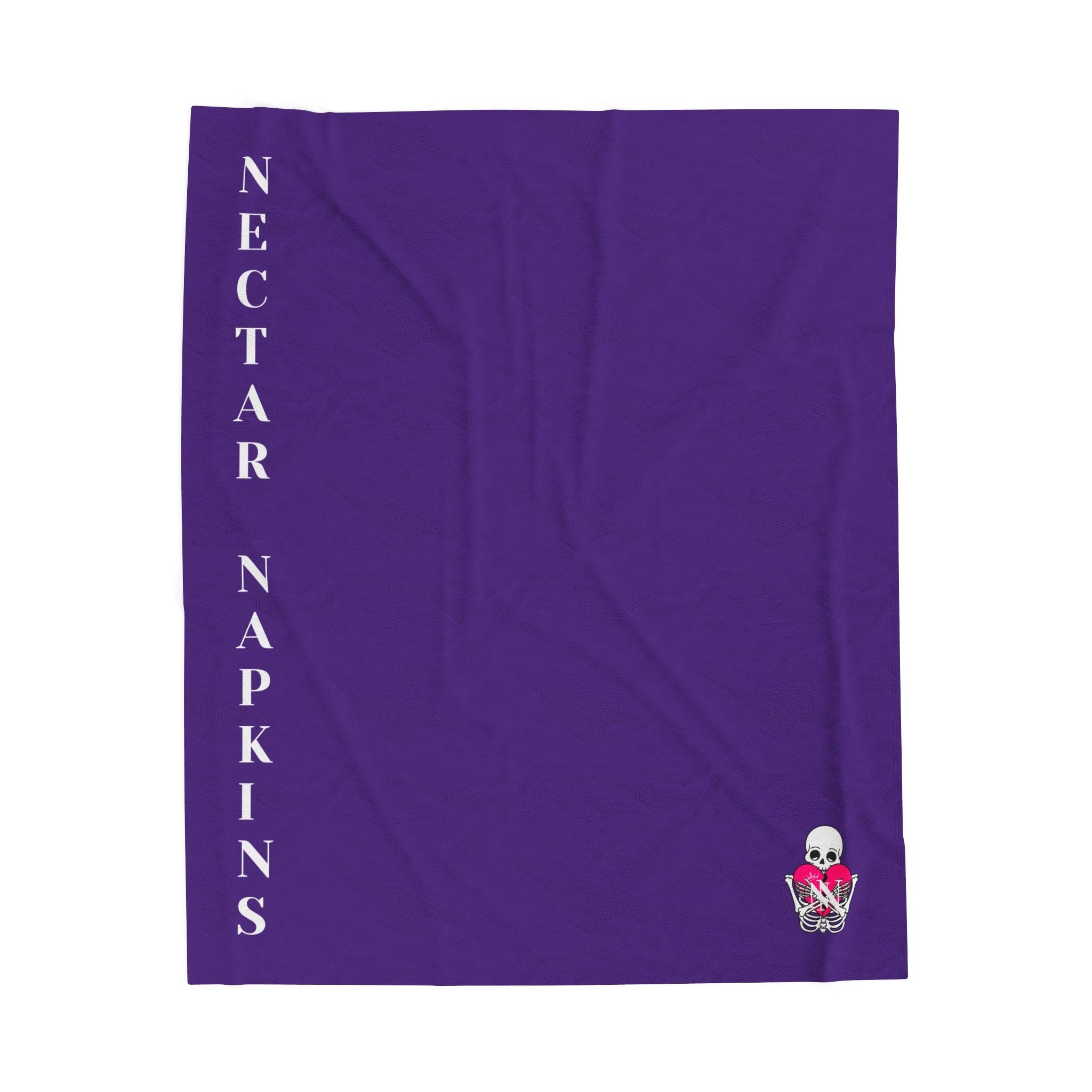 Nectar Napkins Brand Purple Love Blanket
