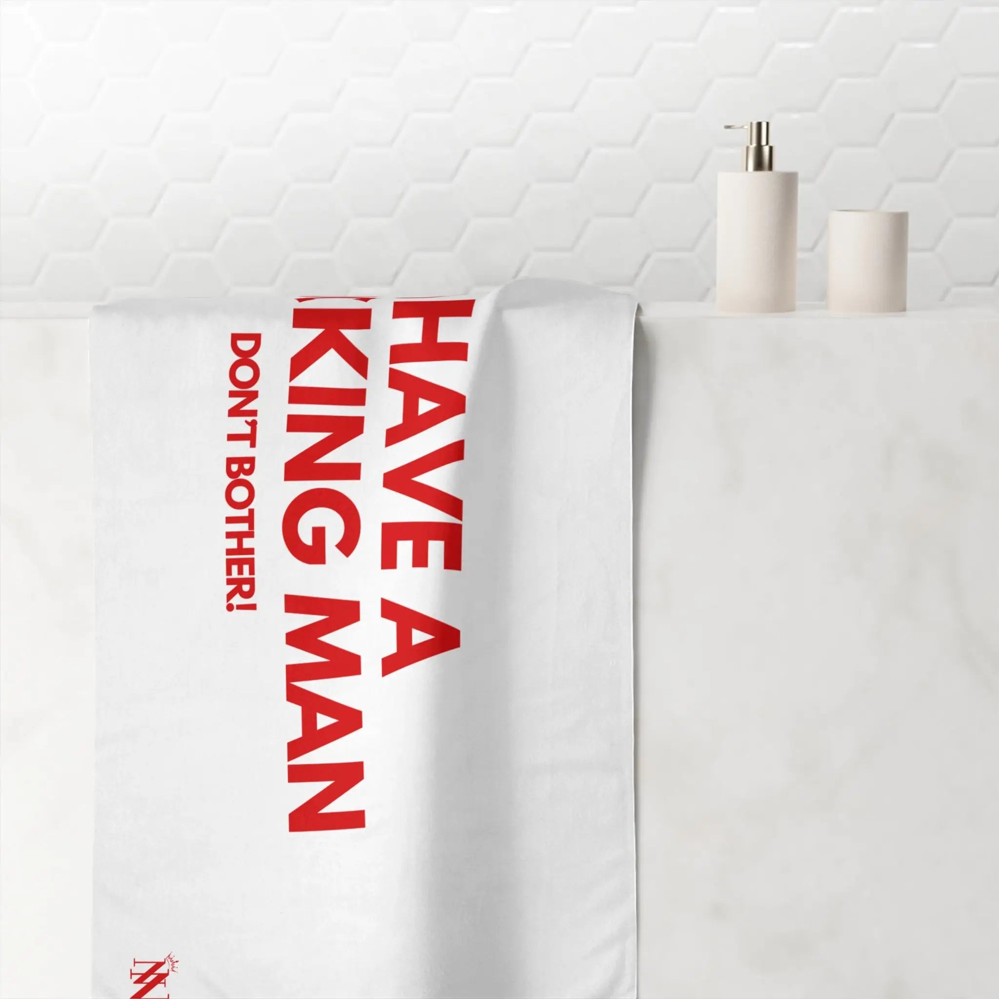 I Have a Fucking Man | Mix & Match XL Fun-Flirty Lovers’ Towels