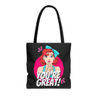 Shh! You’re Great! Anime | Nectar Napkins Fun-Flirty Lovers’ Totes