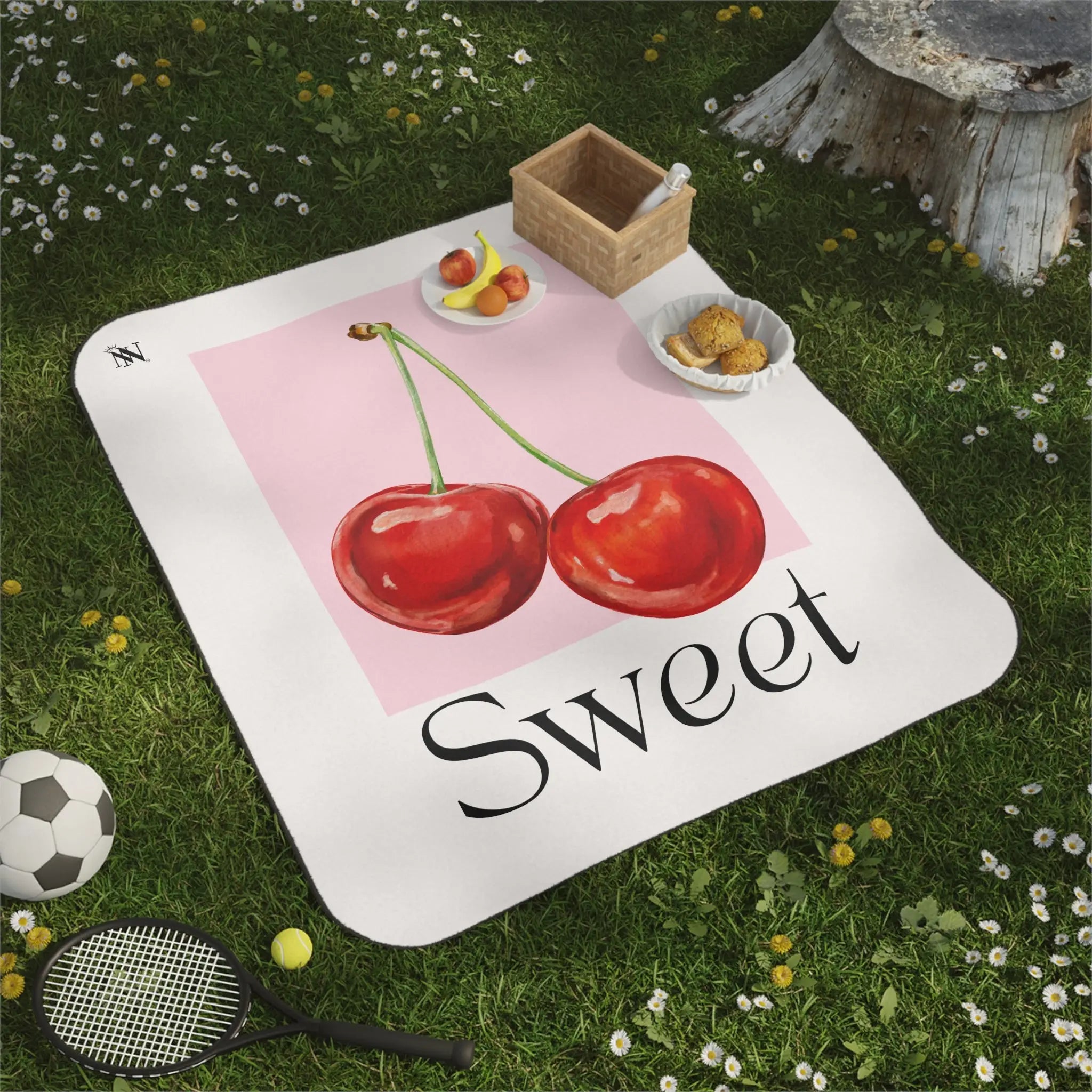 Sweet Cherries | Mix Match Fun-Flirty Lovers’ Water-Resistant Blankets