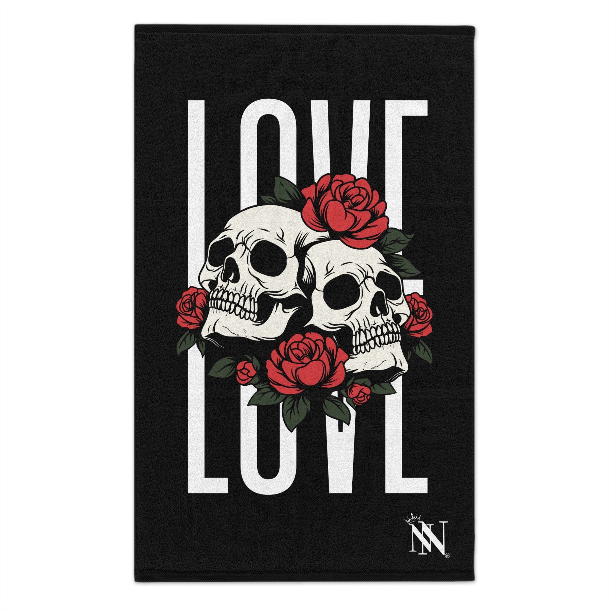 Roses Skulls & Love | Mix & Match Soft Fun-Flirty Lovers’ Towels