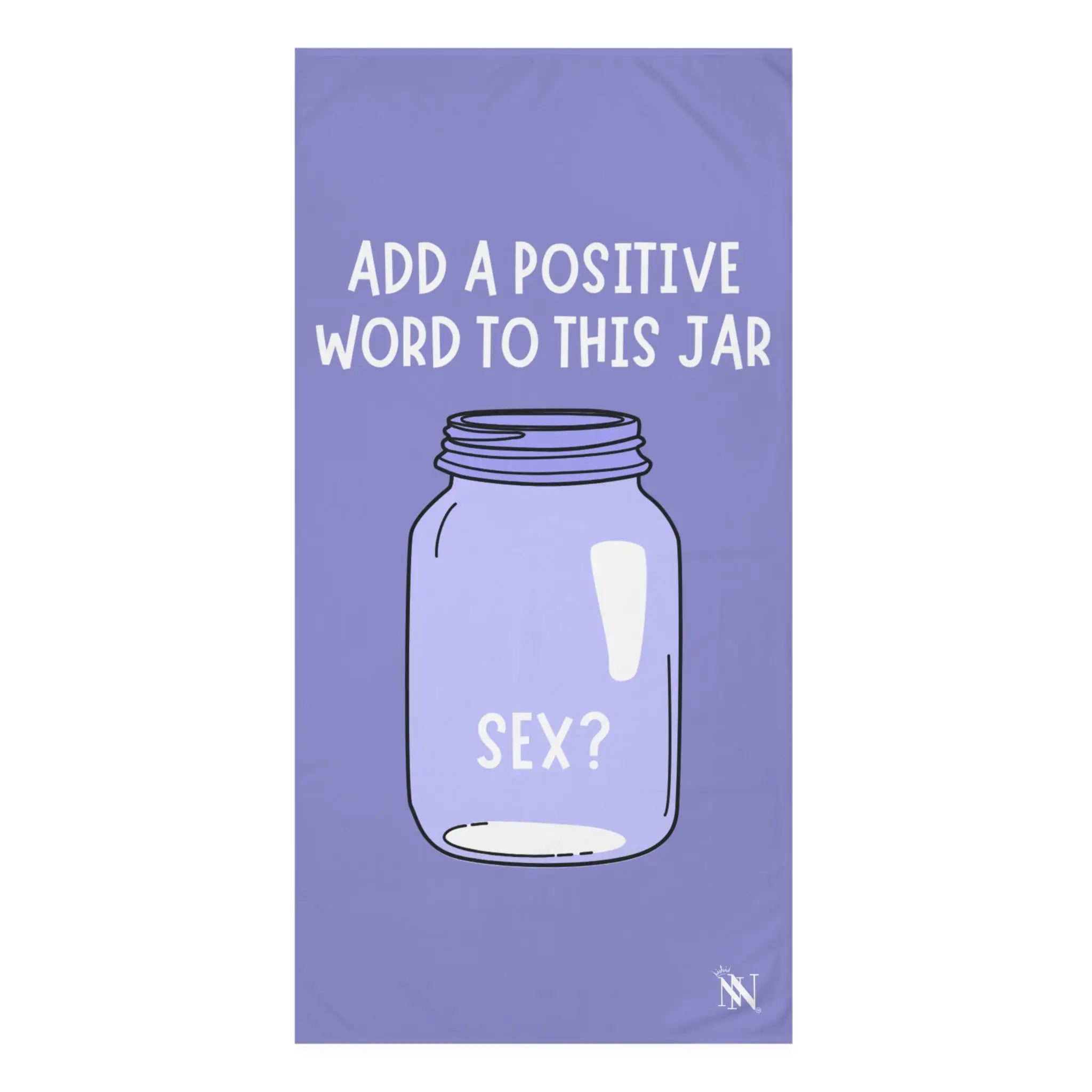 Positive Word Jar Sex? Extra Large Sex Towel