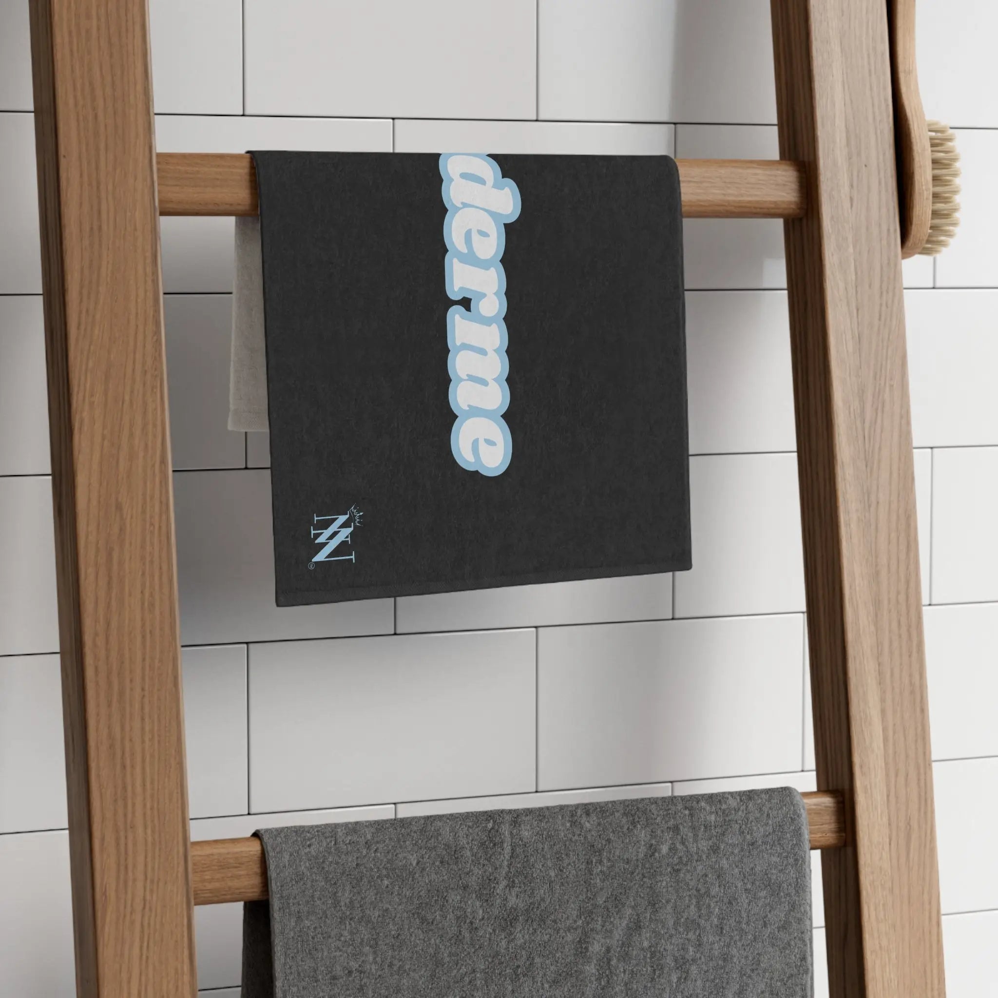 #underme Blue Black | Mix & Match Soft Fun-Flirty Lovers’ Towels