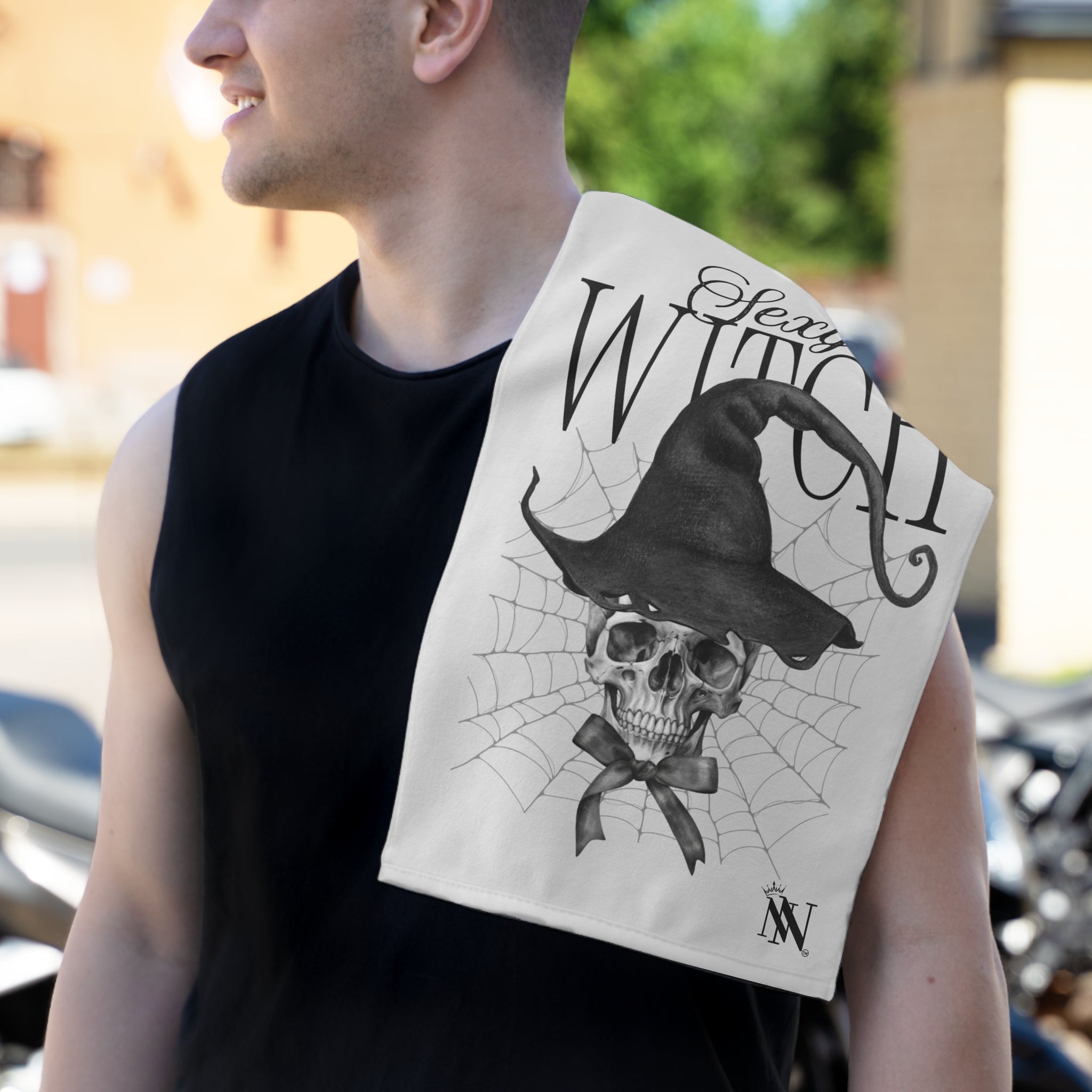 Sexy Witch Skull | Mix & Match Soft Fun-Flirty Lovers’ Towels