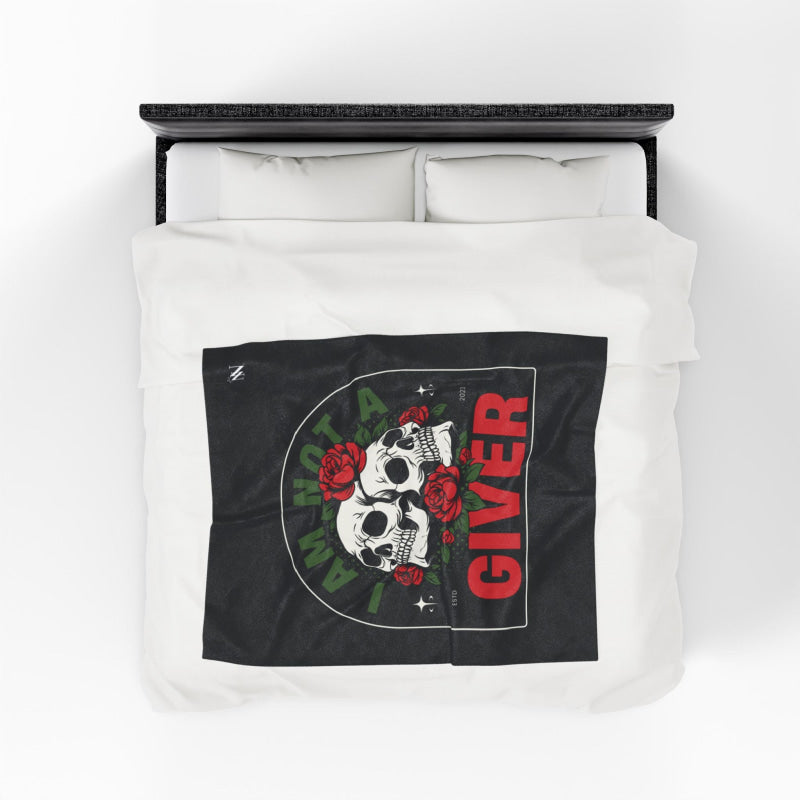 I Am Not a Giver | Mix & Match Soft Fun-Flirty Lovers’ Blankets