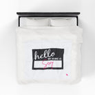 Hello My Name Is Sexy Tag | Mix & Match Fun-Flirty Lovers’ Blankets