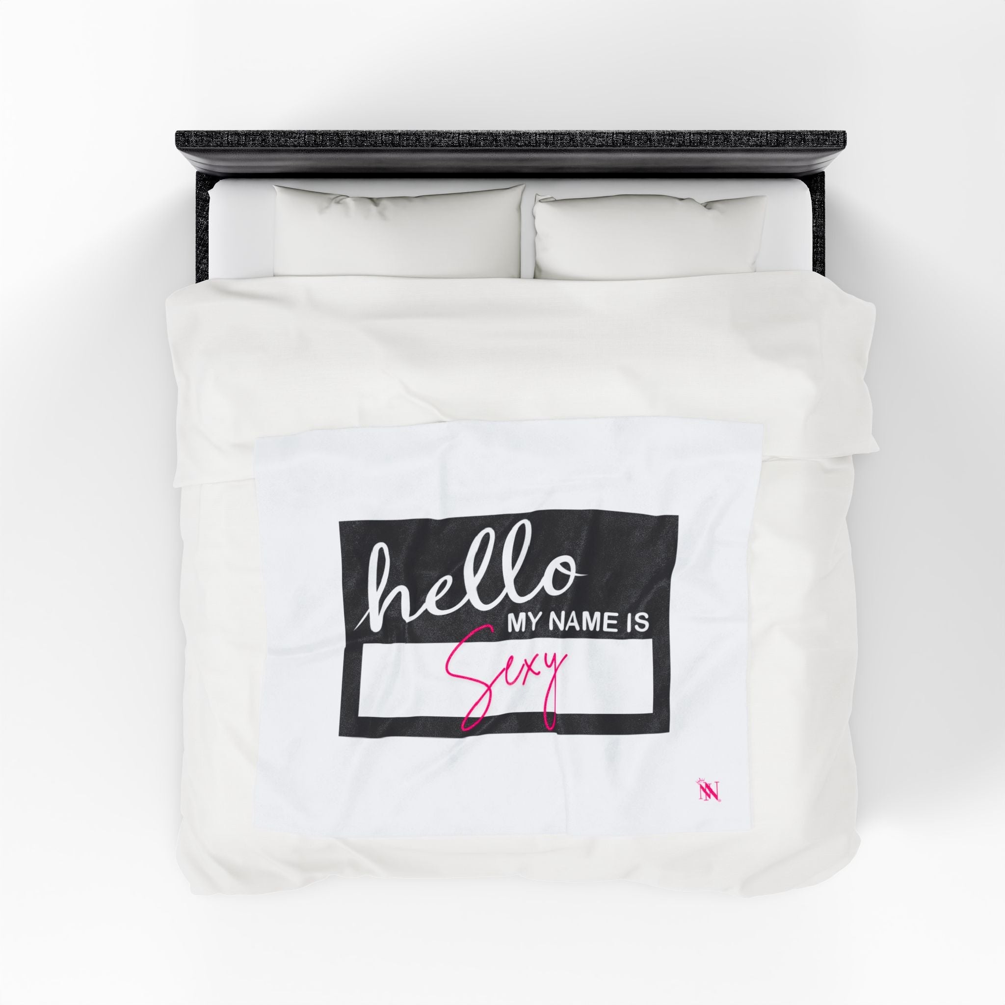 Hello My Name Is Sexy Tag | Mix & Match Fun-Flirty Lovers’ Blankets