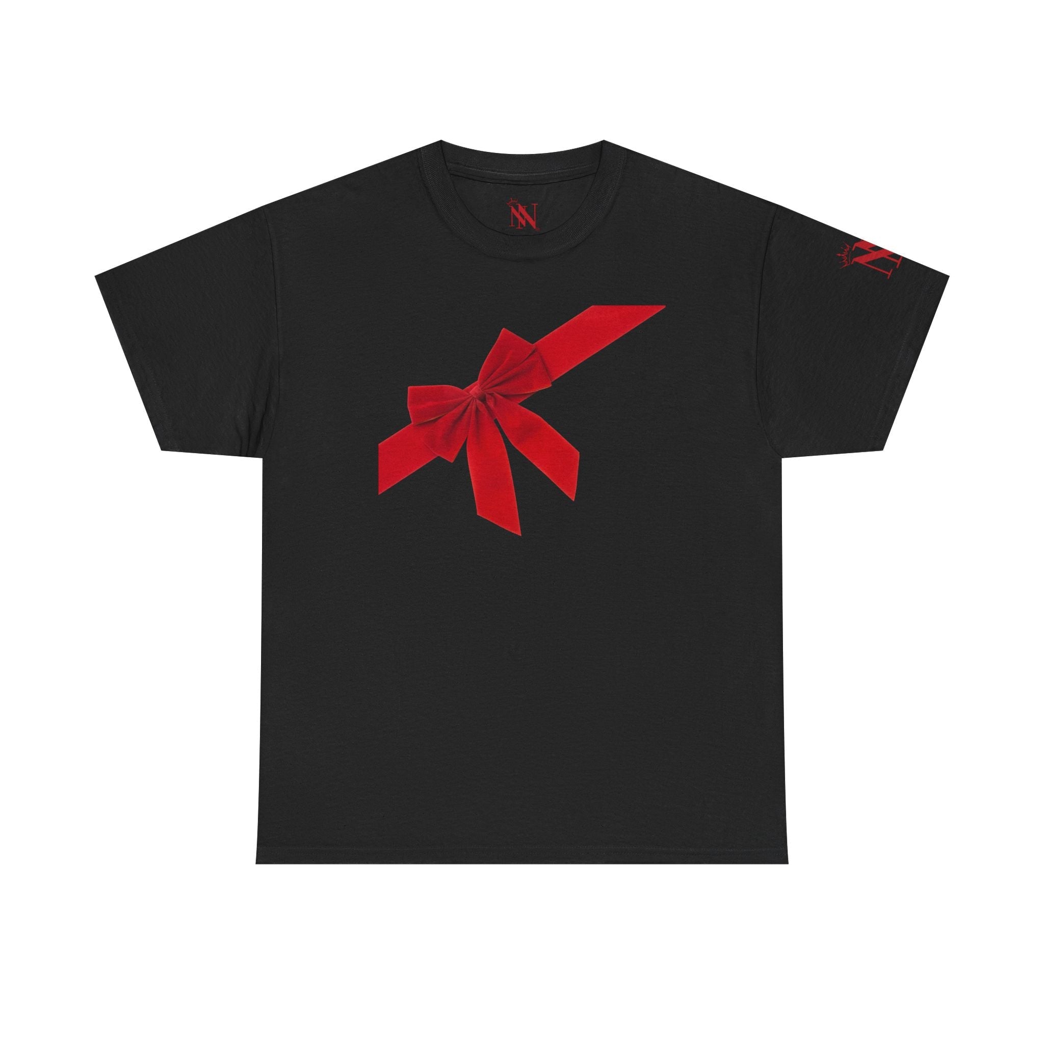 Red Velvet Gift Bow | Mix & Match 100% Cotton Unisex Fun-Flirty Lovers’ Tees