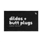 Dildos + Butt Plugs Coming Your Way | Mix & Match Original Fun-Flirty Lovers’ Towels