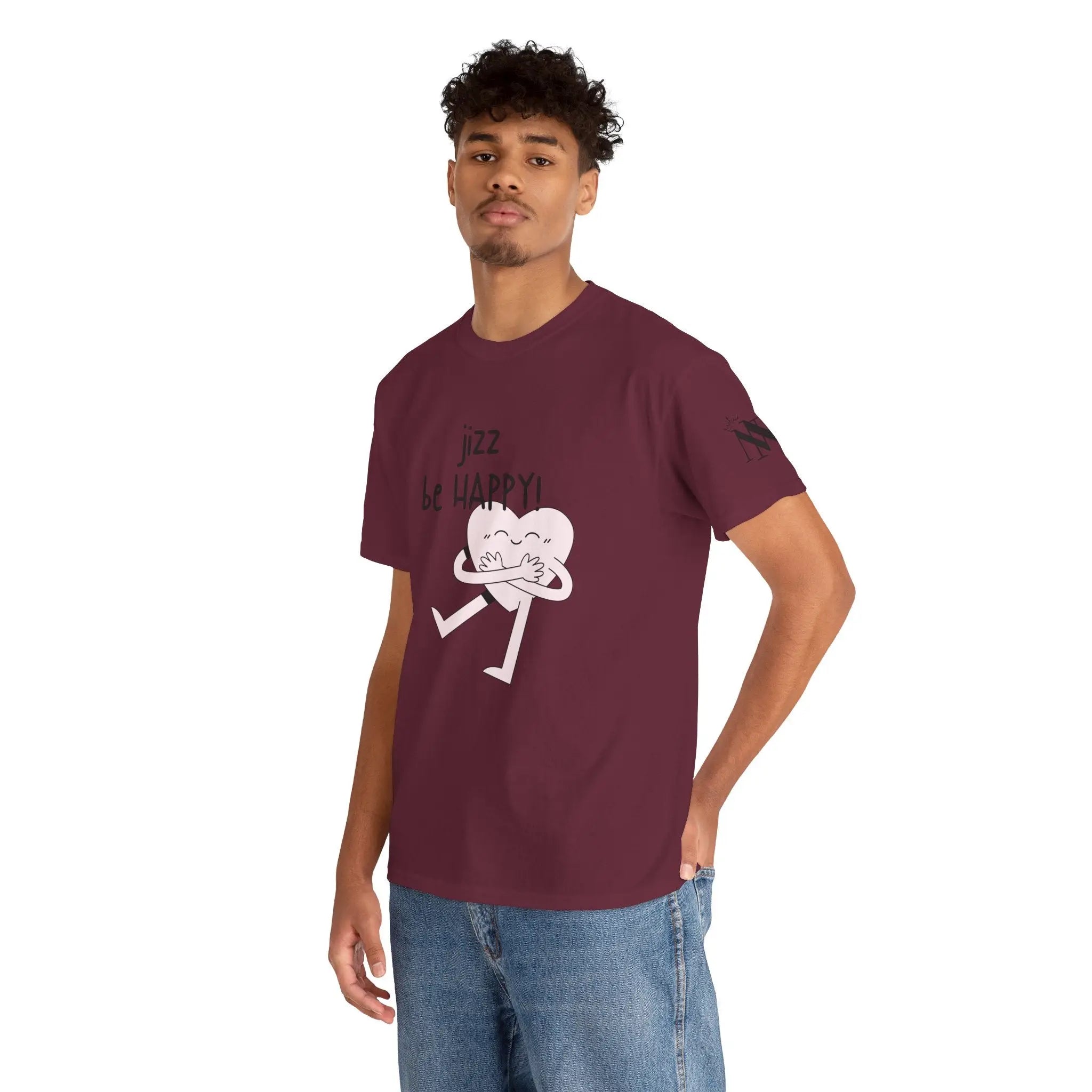 Jizz Be Happy! | Mix & Match 100% Cotton Unisex Fun-Flirty Lovers’ Tees
