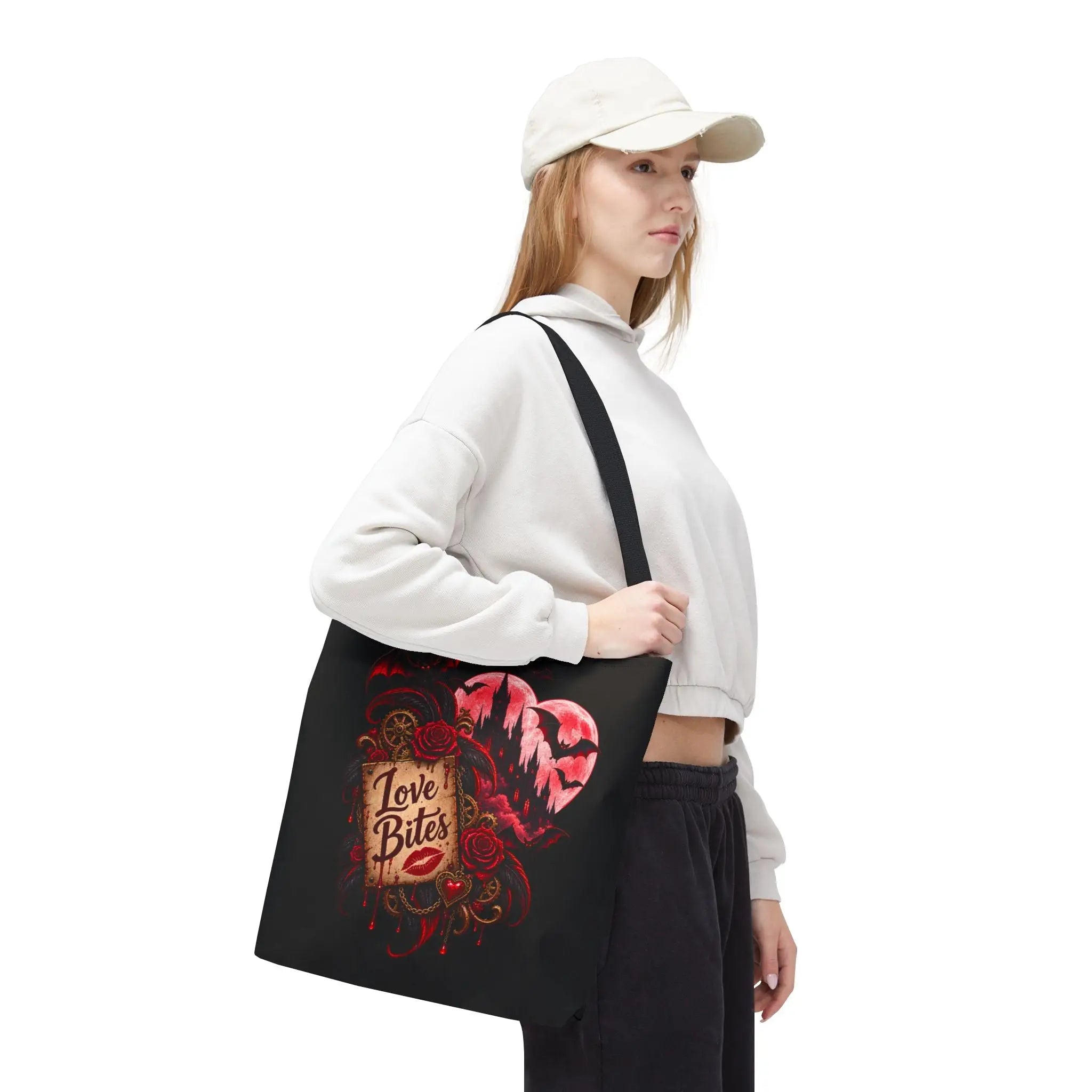 Love Bites Moon Bats Tote Bag