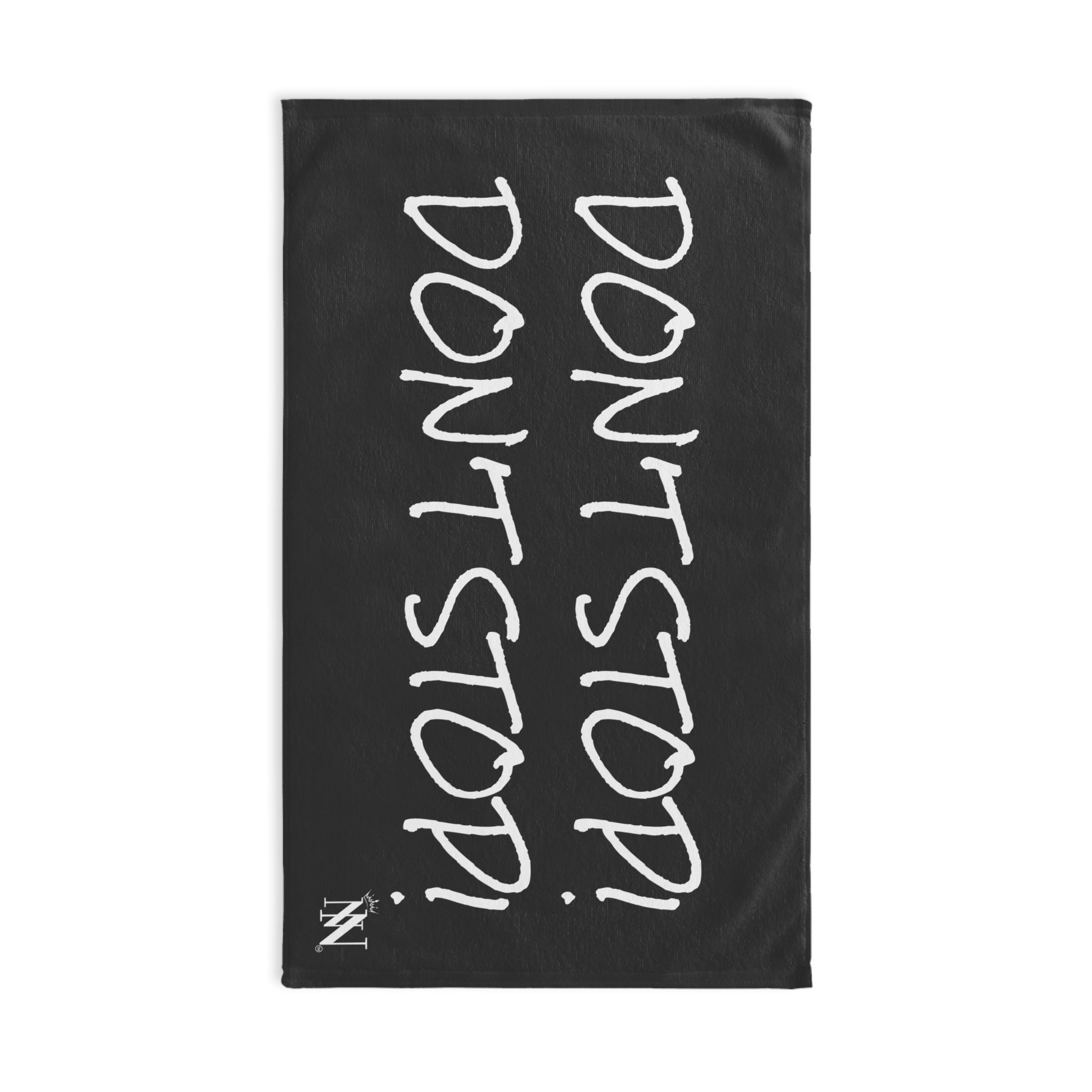 Don’t Stop! Don’t Stop Dark Grey | Mix & Match Classic Fun-Flirty Lovers’ Towels