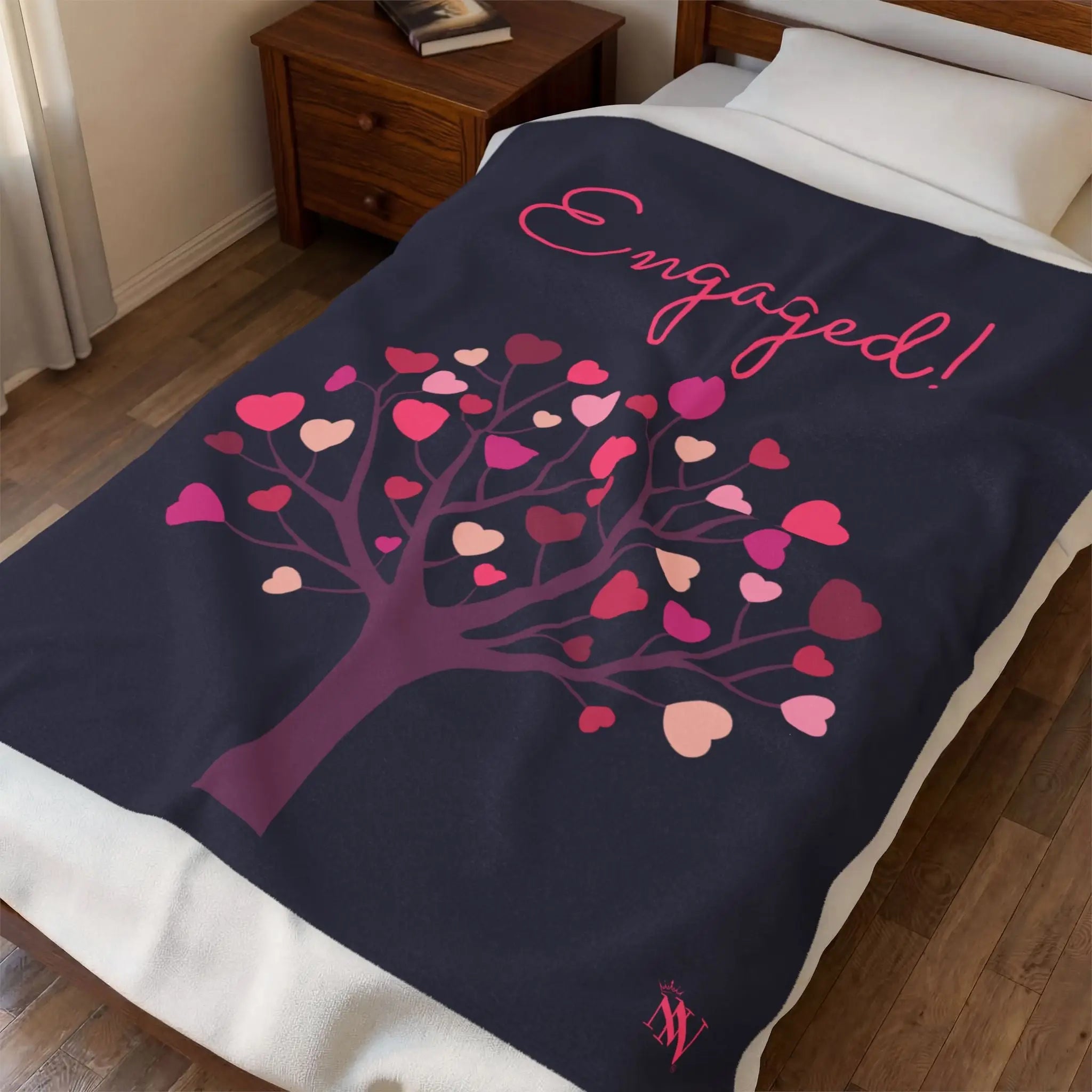 Engaged! Tree of Love | Nectar Napkins Fun-Flirty Lovers’ Blankets