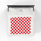 Red Checkered Past | Mix & Match Fun-Flirty Lovers’ Blankets