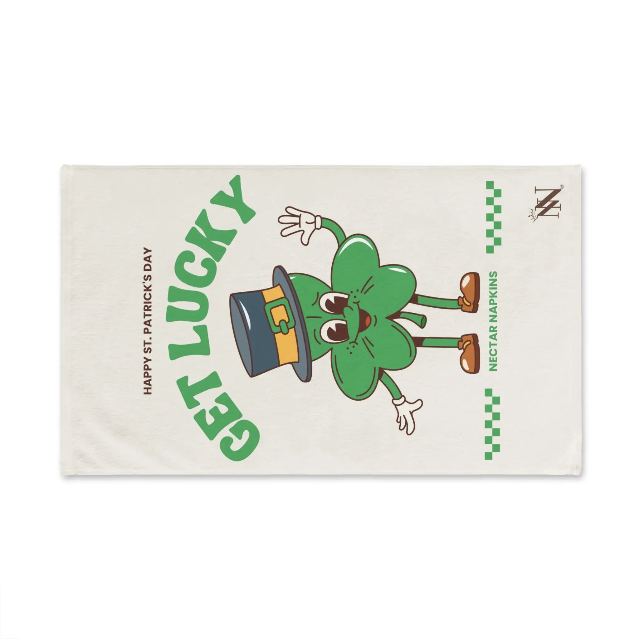 Get Lucky Shamrock St. Patrick’s Day | Mix & Match Classic Fun-Flirty Lovers’ Towels