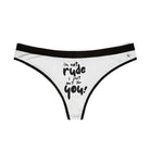 I’m Not Rude | Mix & Match Women’s Fun-Flirty Lovers’ Thongs