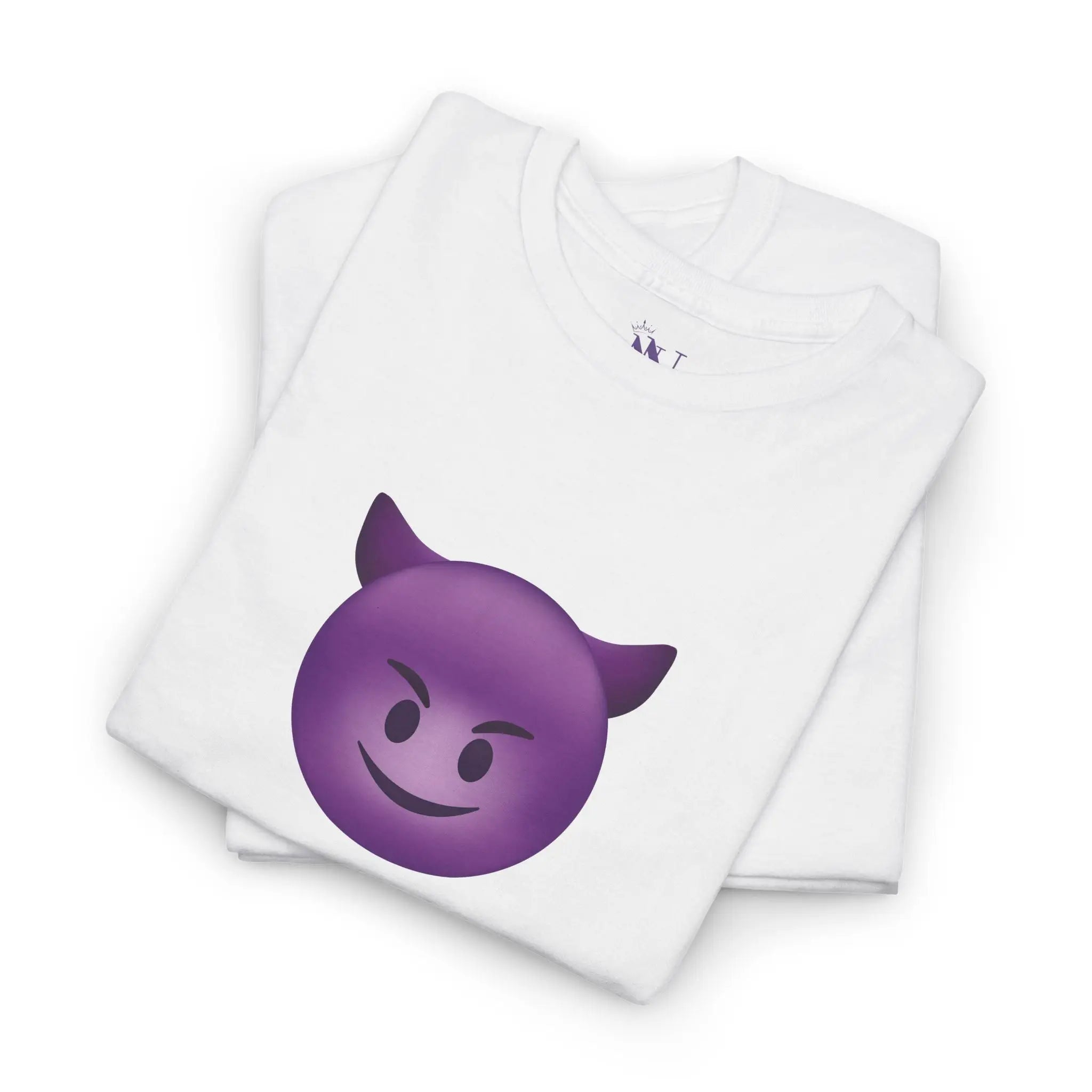 Naughty Devil Emoji | Mix & Match 100% Cotton Unisex Fun-Flirty Lovers’ Tees