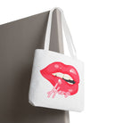 Hers Biting Lip Tote Bag