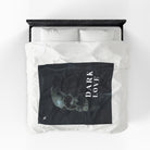 Dark Love Skull Photograph Romantic Sex Gifts Blanket