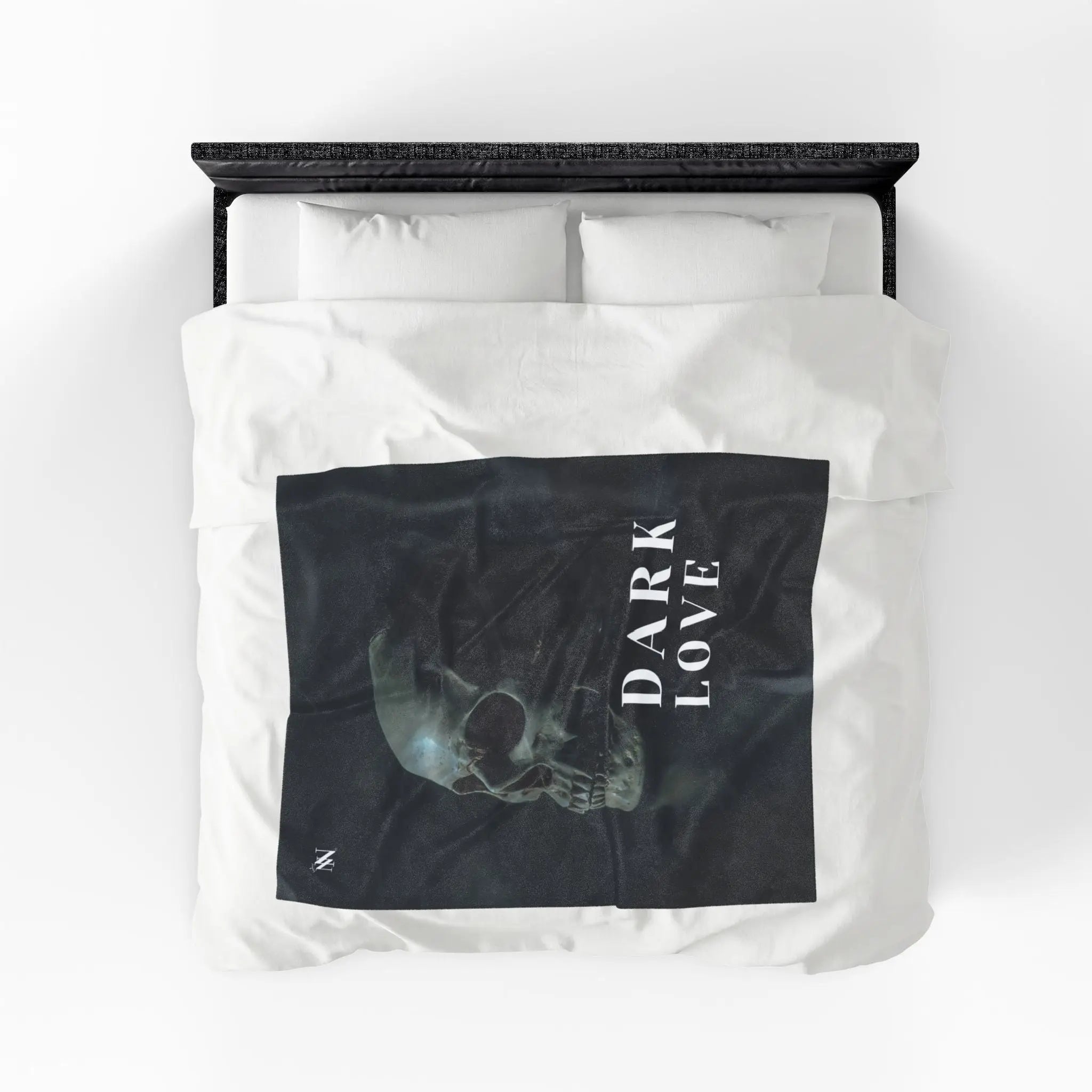 Dark Love Skull Photograph Romantic Sex Gifts Blanket
