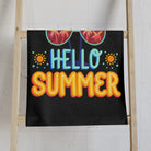 Hello Summer Tropical Sunglasses | Nectar Napkins Classic Fun-Flirty Lovers’ Towels
