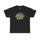 Gold Crown Birthday King | Mix & Match Cotton Unisex Fun-Flirty Lovers’ T-Shirts