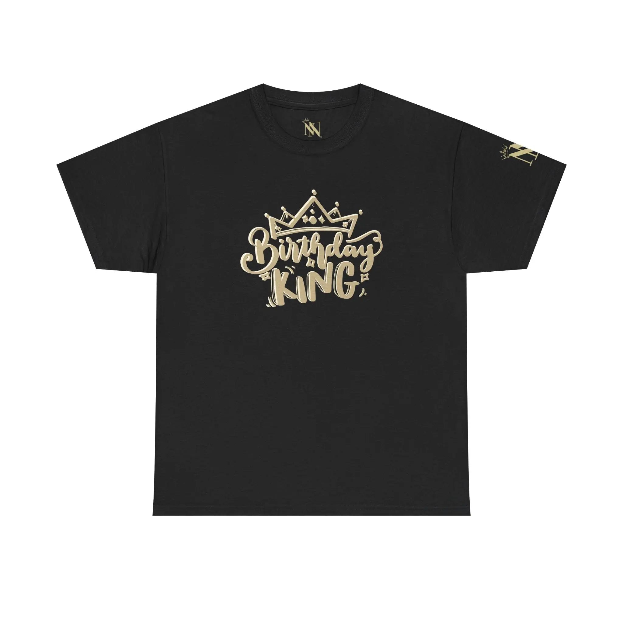 Gold Crown Birthday King | Mix & Match Cotton Unisex Fun-Flirty Lovers’ T-Shirts