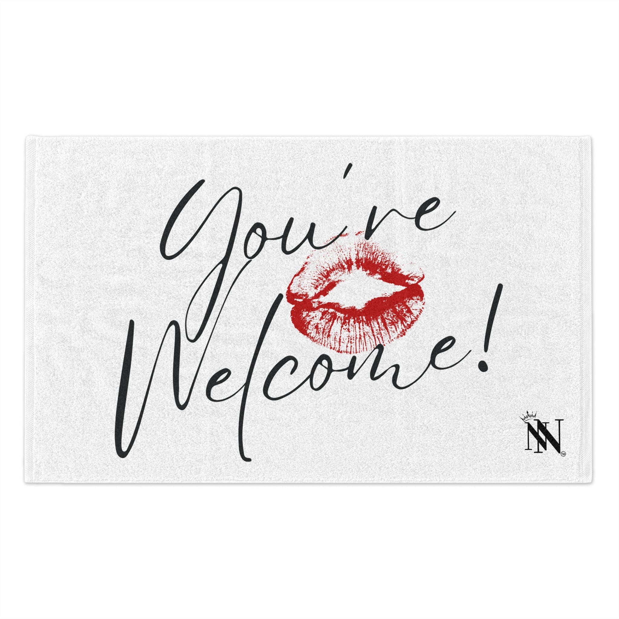 You’re Welcome! with a Kiss Sex Towel