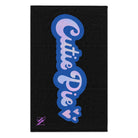 Cutie Pie Black | Mix & Match Soft Fun-Flirty Lovers’ Towels