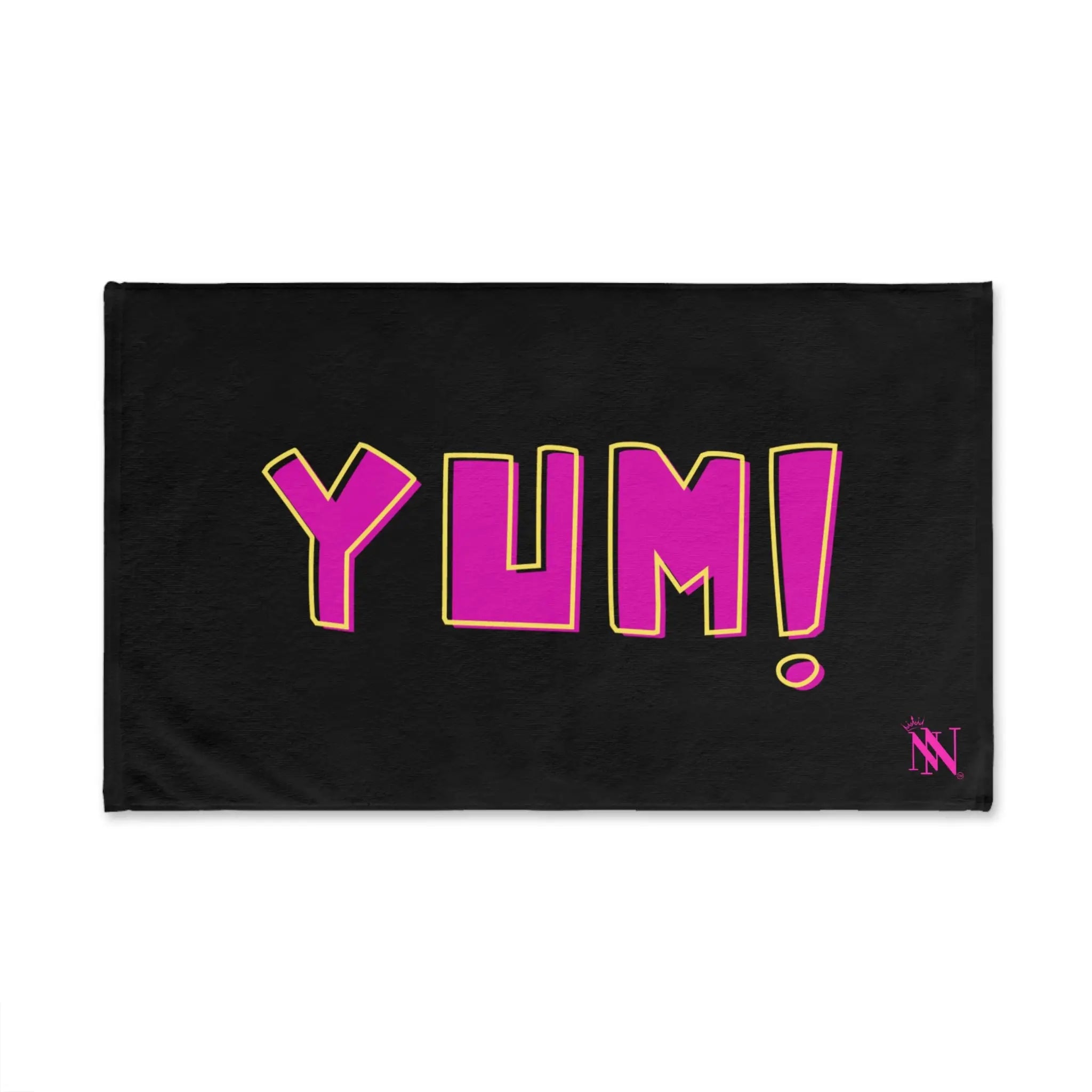 Yum! Black | Mix & Match Classic Fun-Flirty Lovers’ Towels